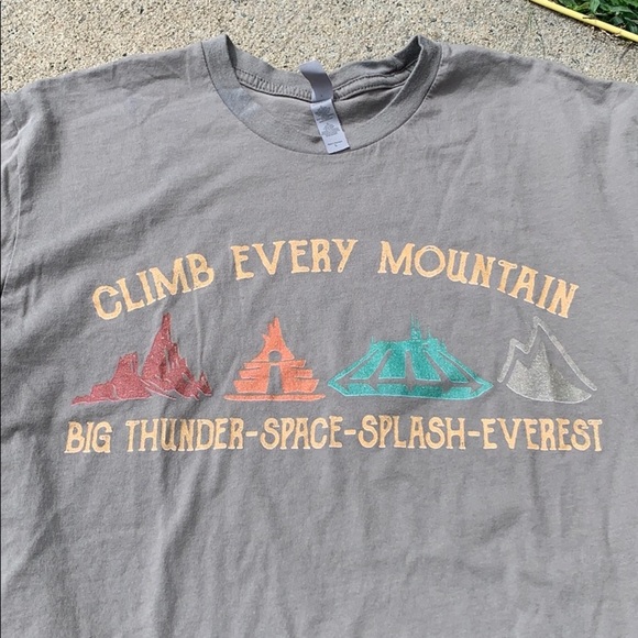 Climb Every Mountain Disney Roller Coaster Tee - Picture 2 of 3
